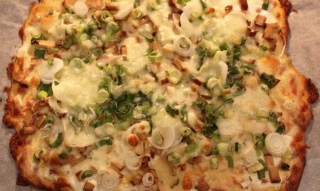Flammkuchen vegetarisch genießen
