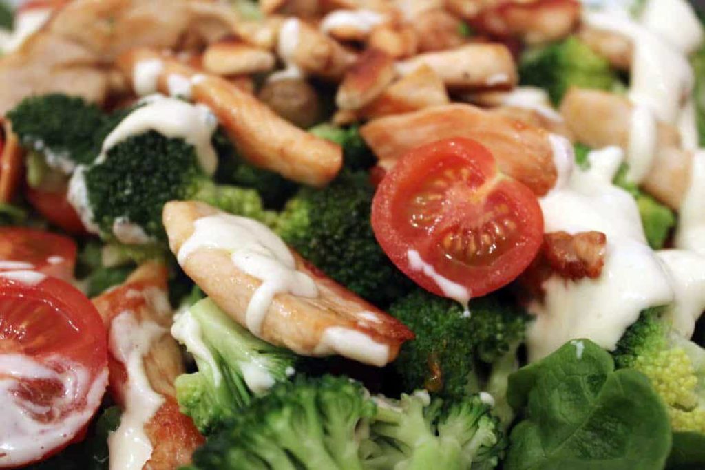 Brokkoli mit Hühnerfilet